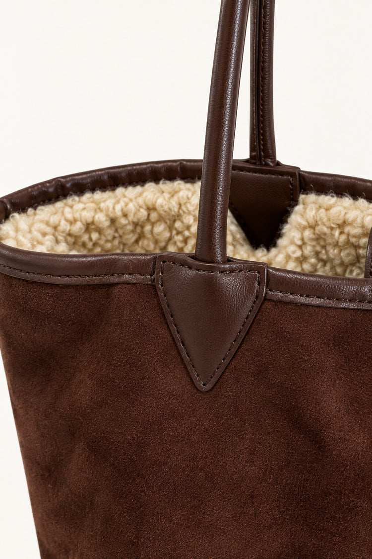 Borsa shopper con boucle dentro