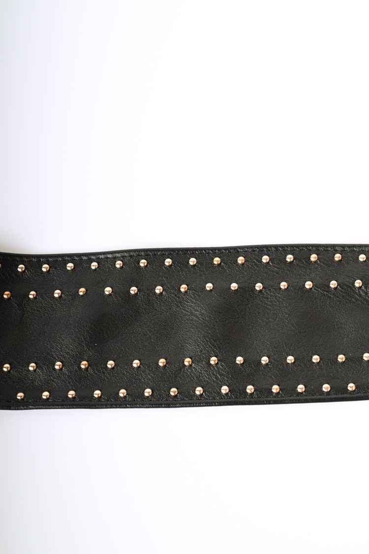 Studded sash belt