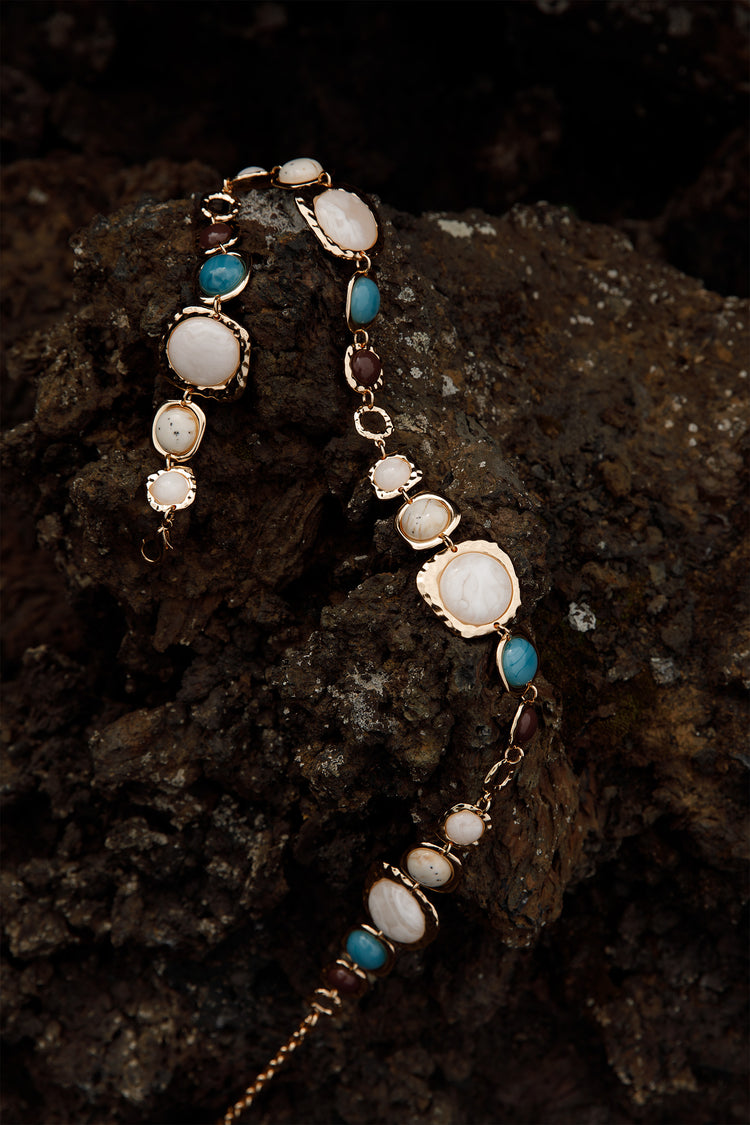 Decorative stones jewel belt