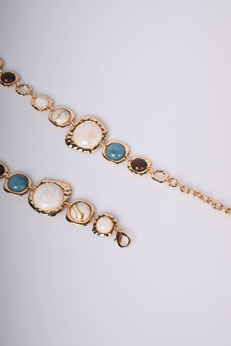 Decorative stones jewel belt