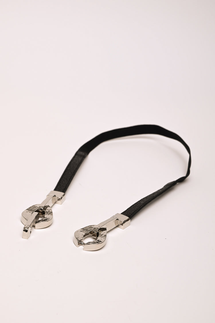 Double buckle elastic belt