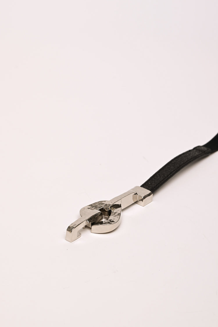 Double buckle elastic belt