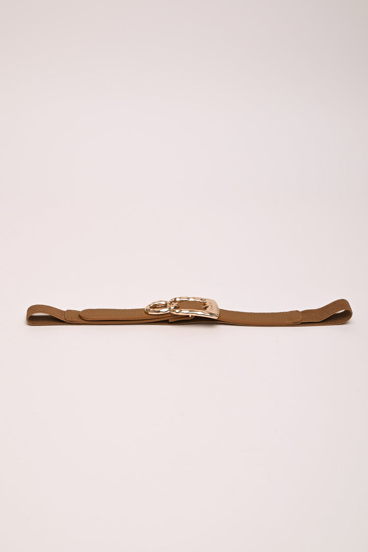 Elastic thin belt