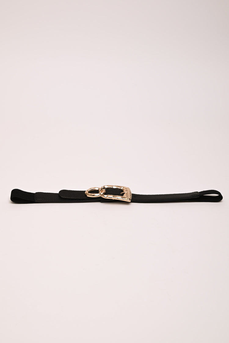 Elastic thin belt