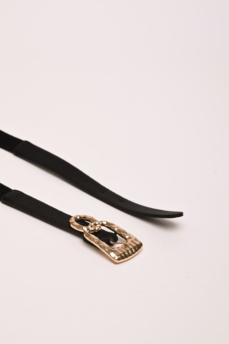 Elastic thin belt