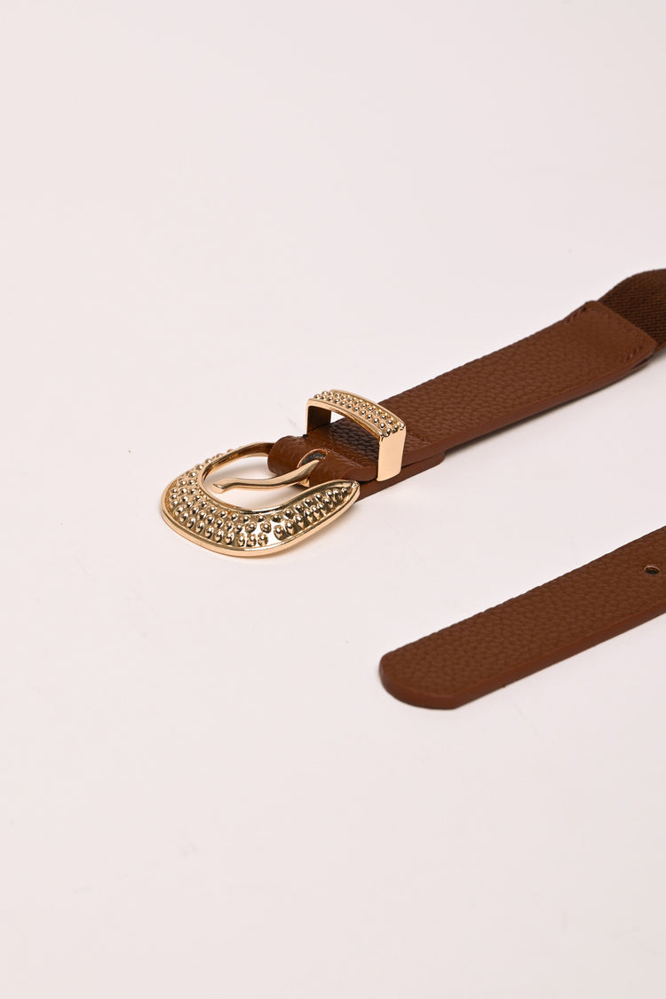 Jewel buckle elastic blet