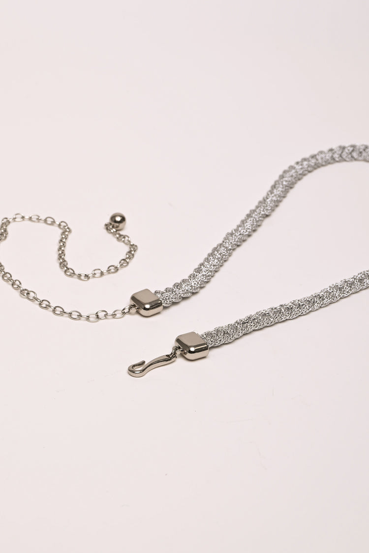Woven threads thin belt