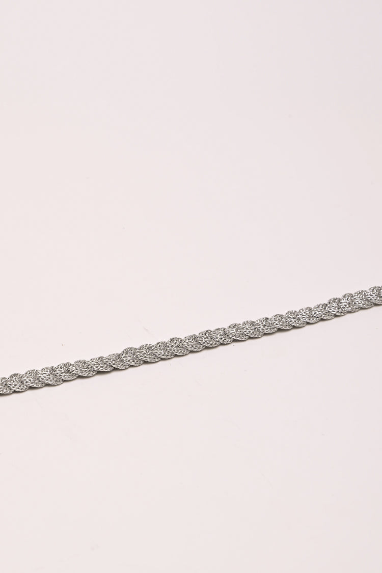Woven threads thin belt