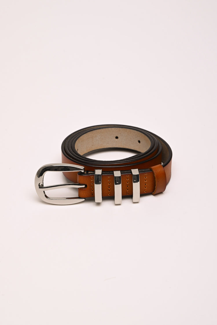 Leather belt