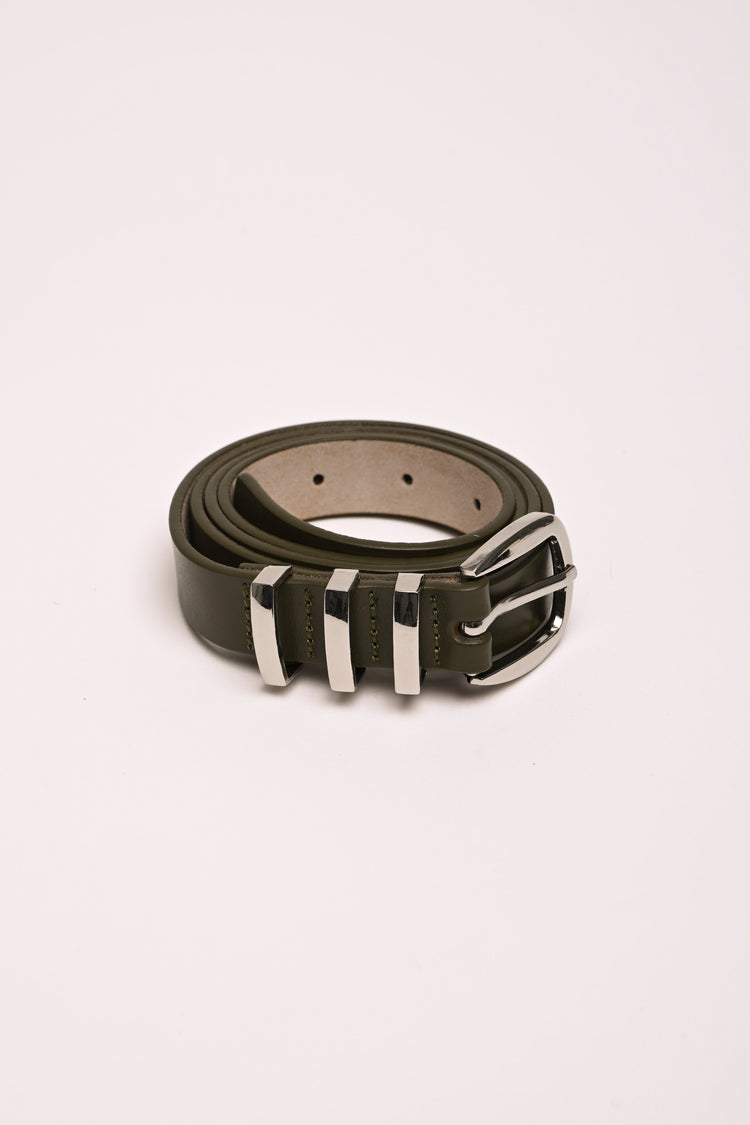 Leather belt