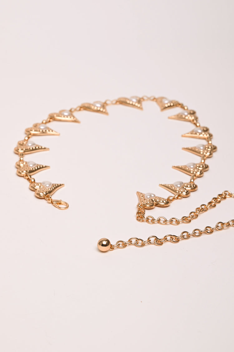 Heart chain belt