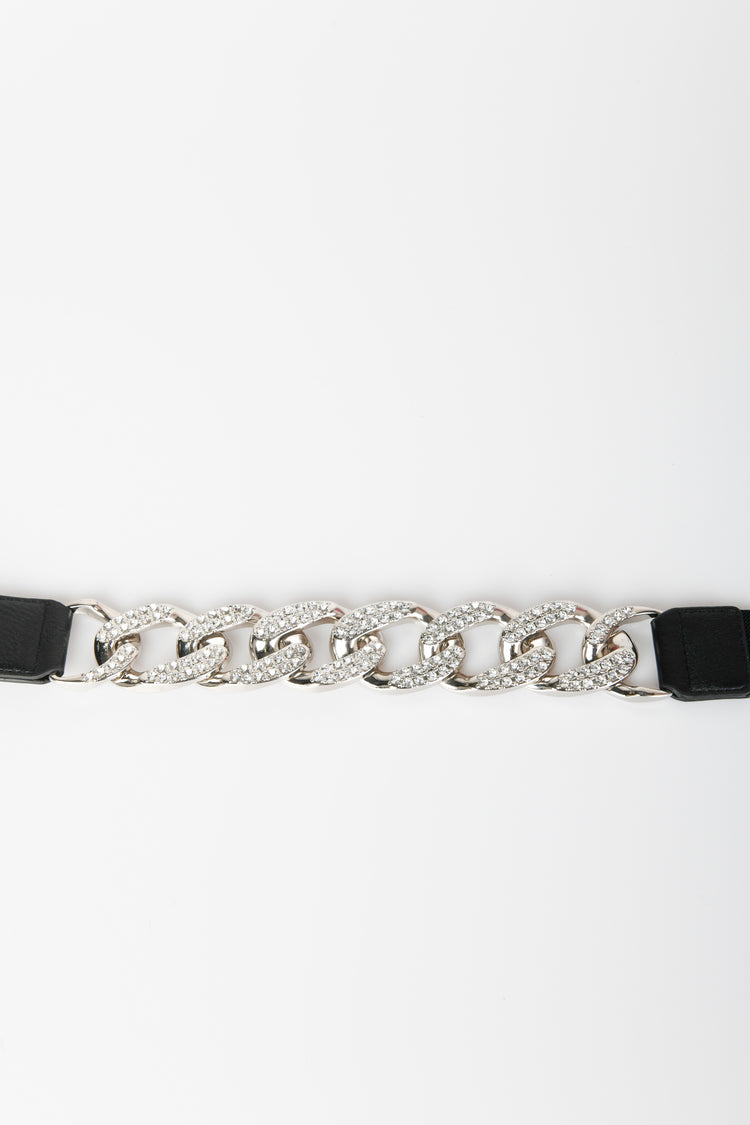 Chain-detail elastic belt
