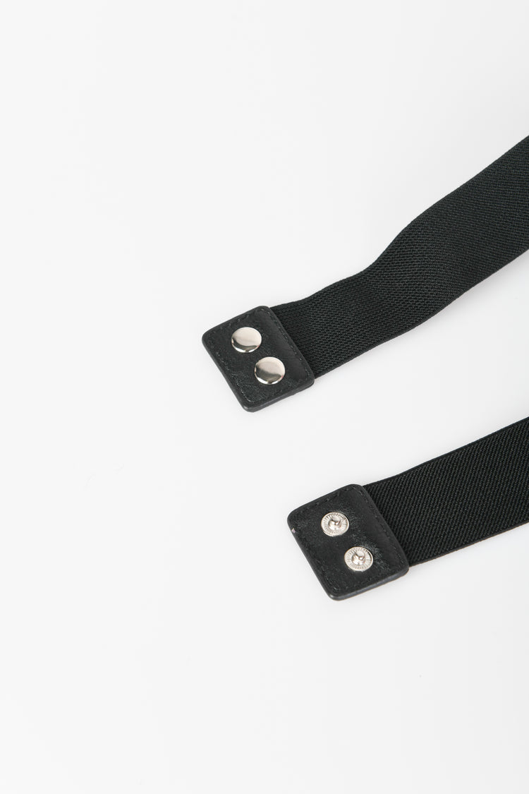 Chain-detail elastic belt