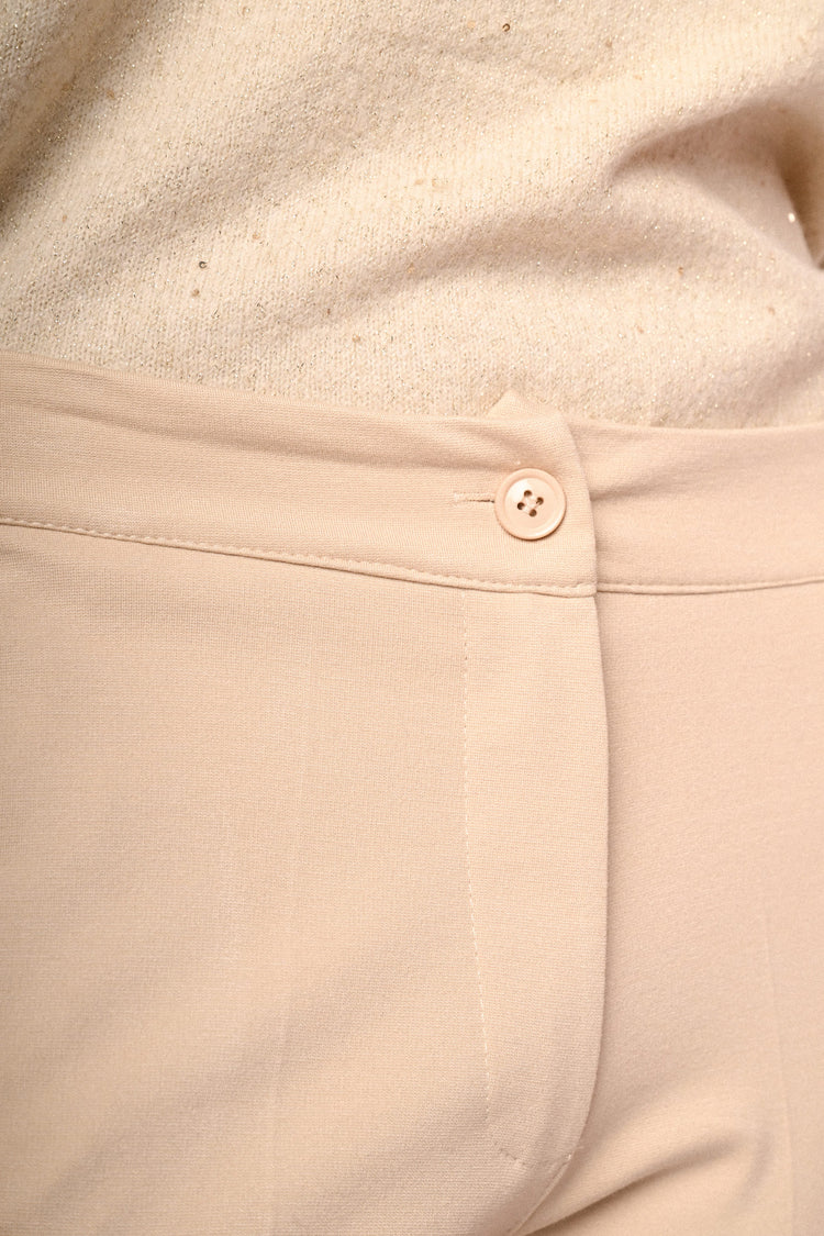 Viscose-blend cigarette trousers