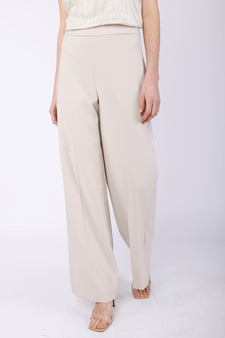 Ironed crease palazzo pants