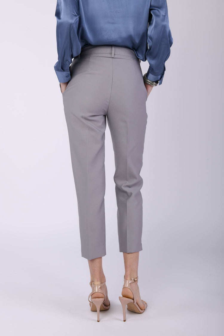 Ironed crease cigarette trousers