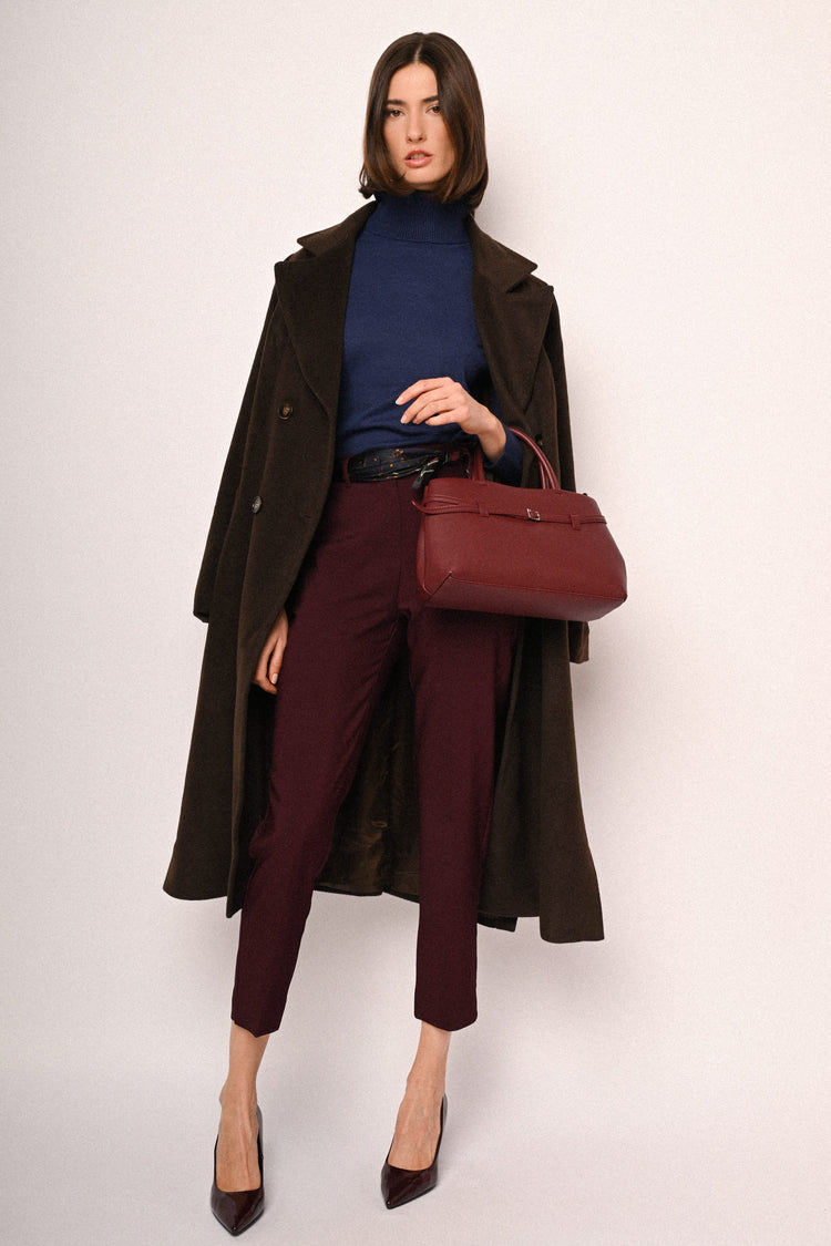 Side pockets basic trousers