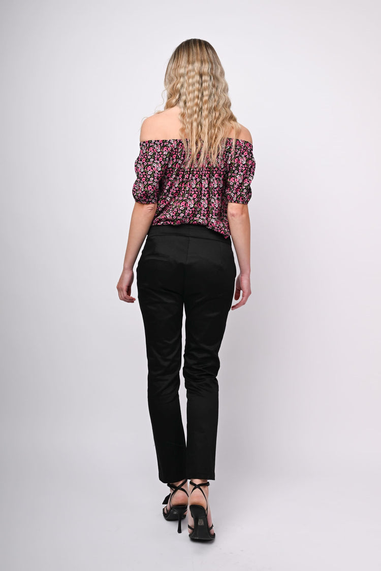Stretch cotton trousers