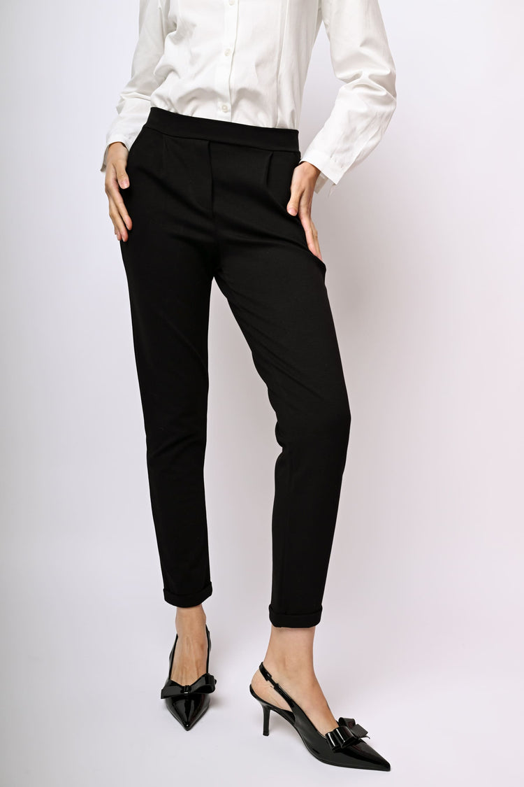 Elasticated waist trousers