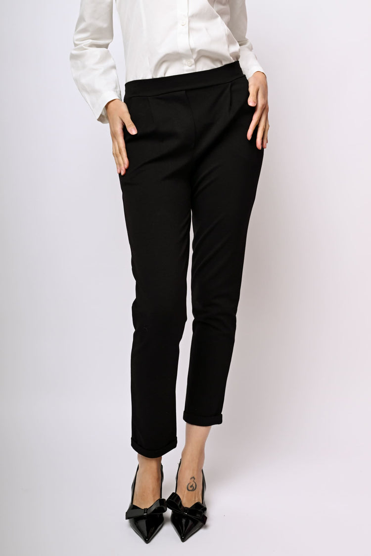 Elasticated waist trousers