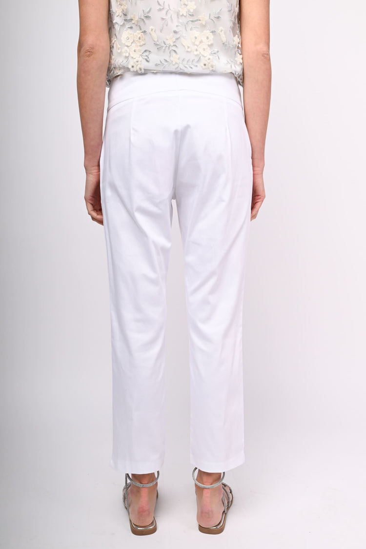 Cotton satin trousers