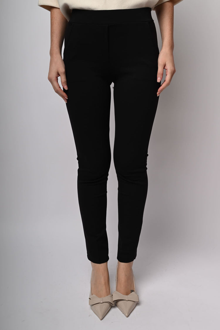 Viscose-blend slim-fit trousers