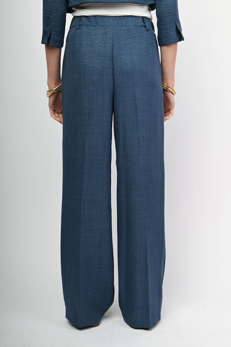 Elasticated waist palazzo trousers