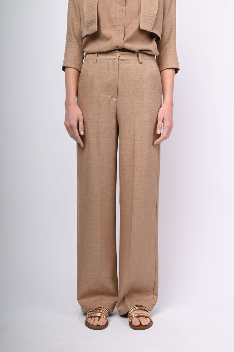 Elasticated waist palazzo trousers