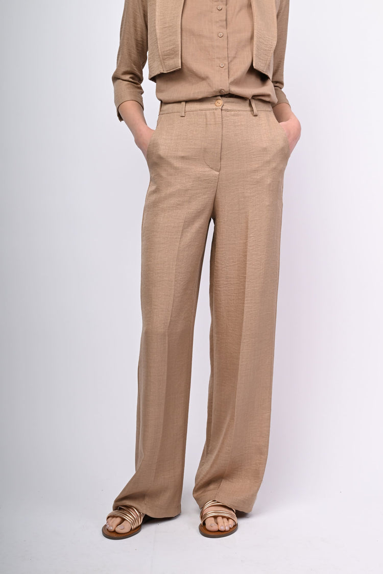 Elasticated waist palazzo trousers