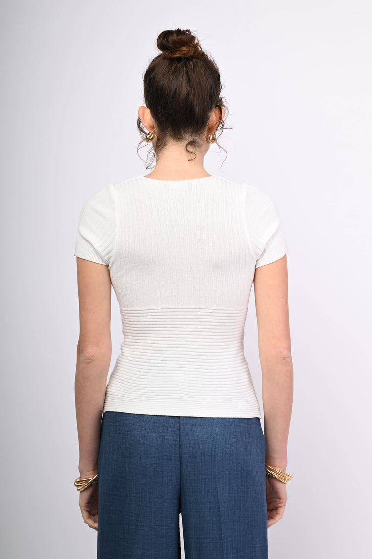 Ribbed knit top