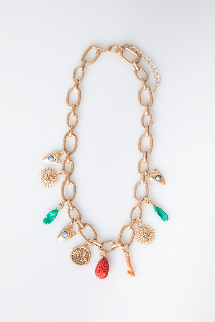 Ethnic pendants necklace