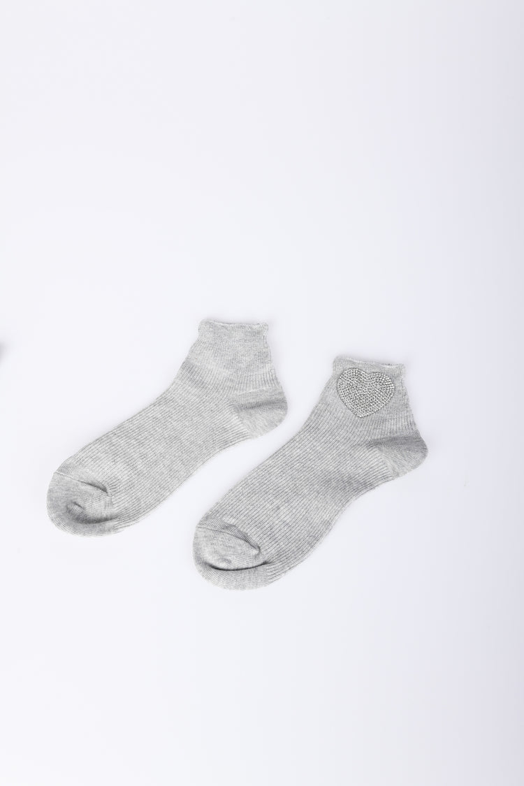 Set of two heart pair socks