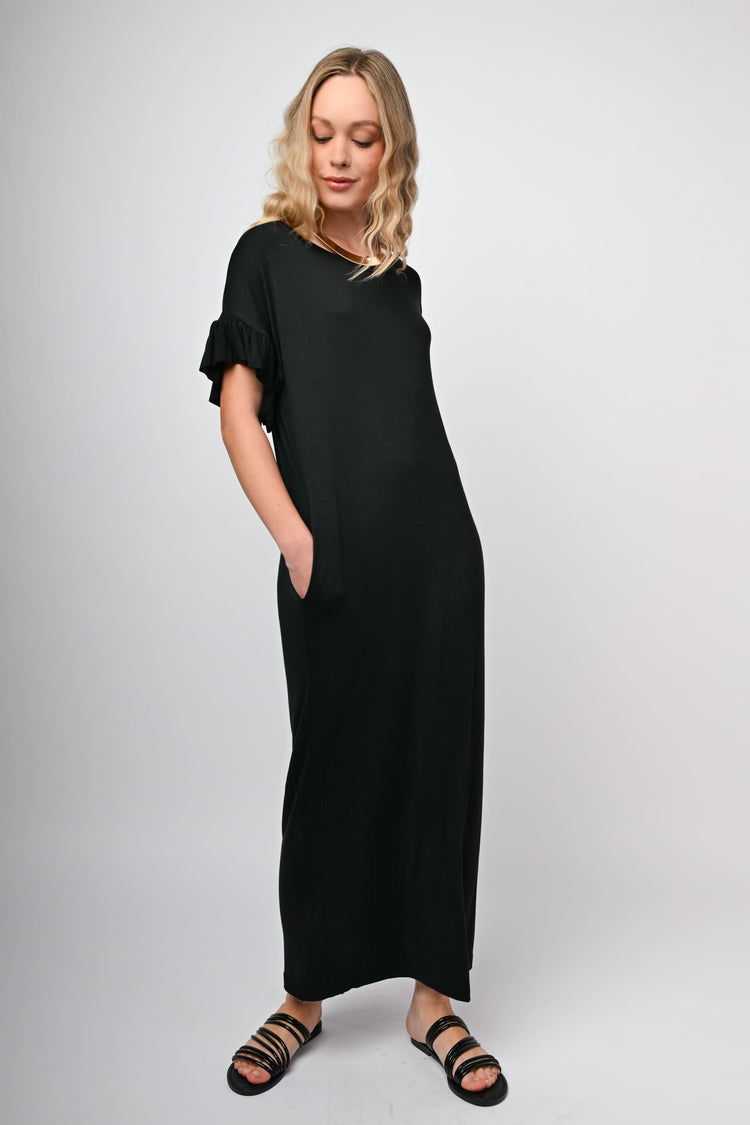 Ruffled long dress