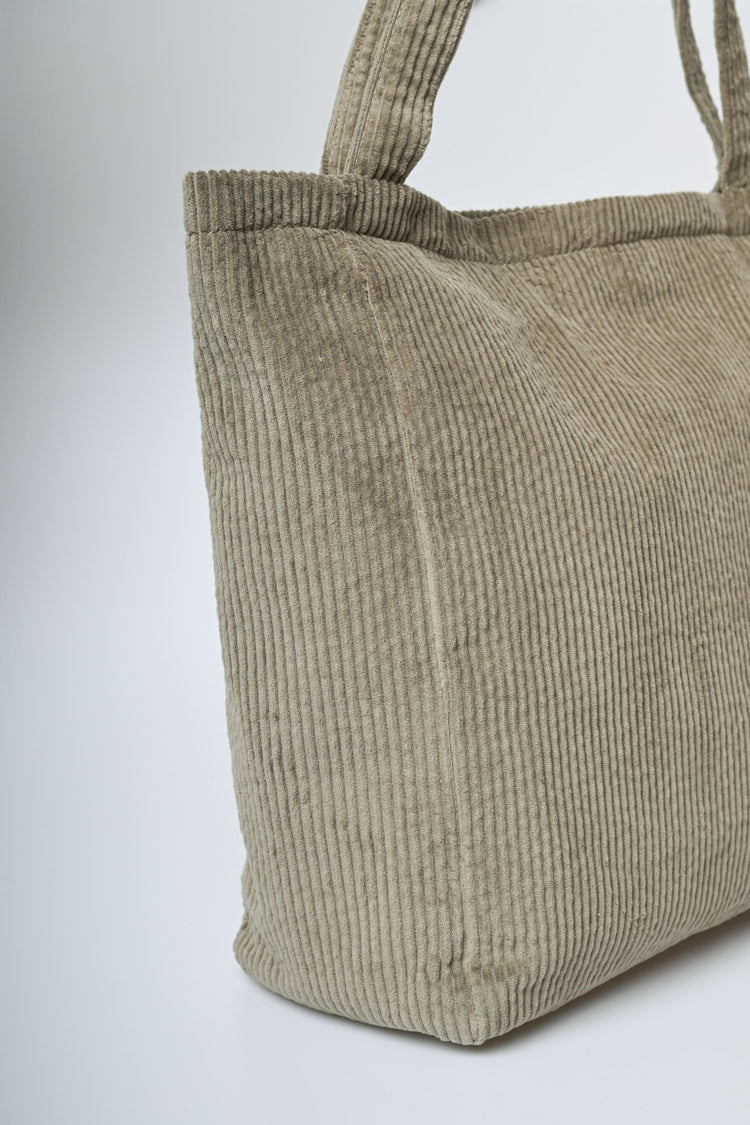 Corduroy tote bag