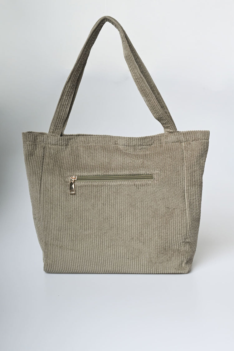 Corduroy tote bag