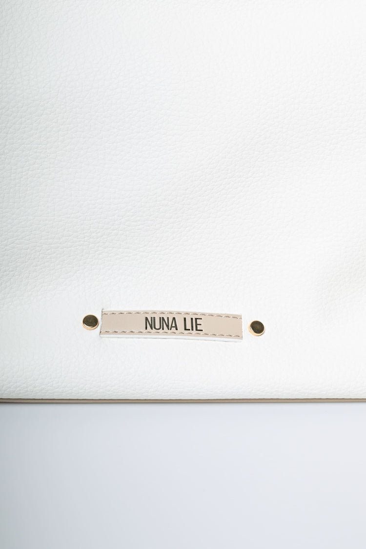 Studded straps shoulder bag