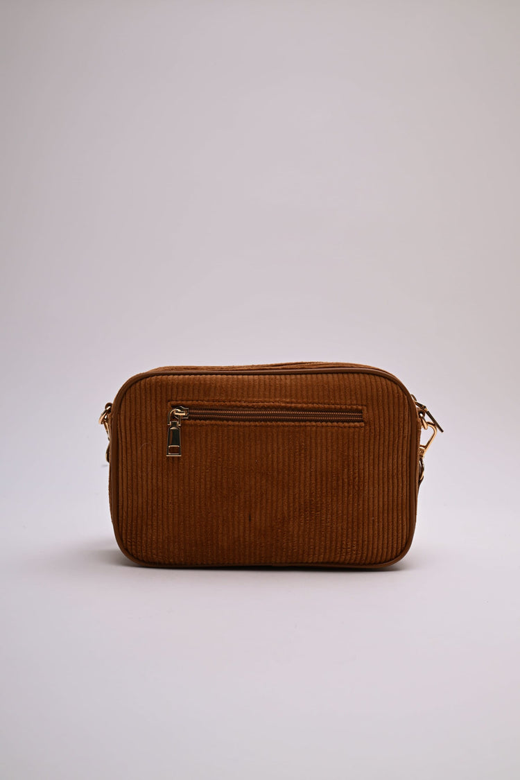 Corduroy crossbody bag