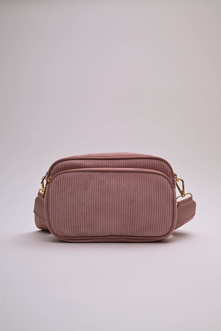 Corduroy crossbody bag