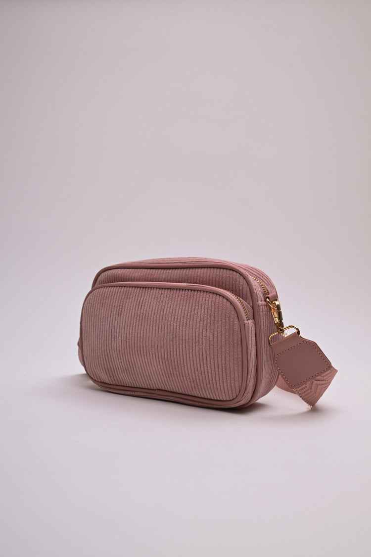 Corduroy crossbody bag