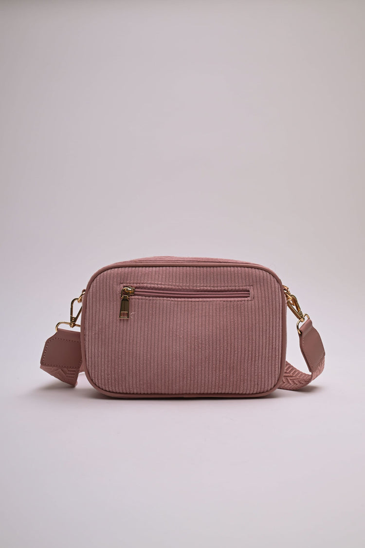Corduroy crossbody bag