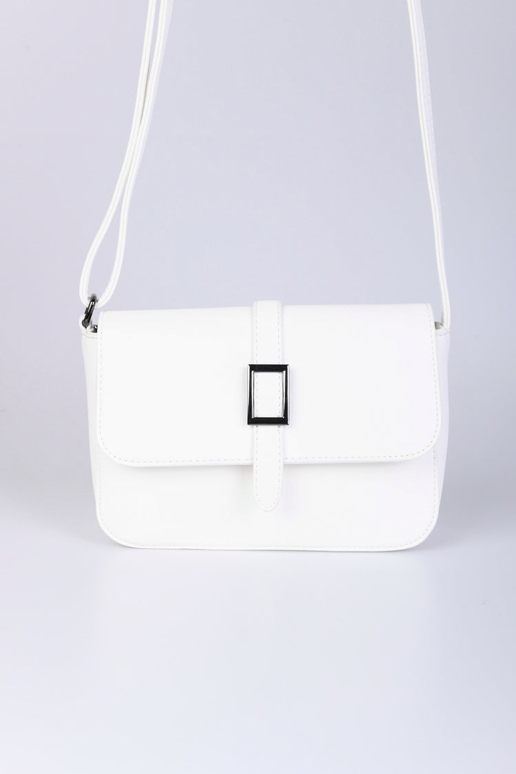 Strap-detail crossbody bag