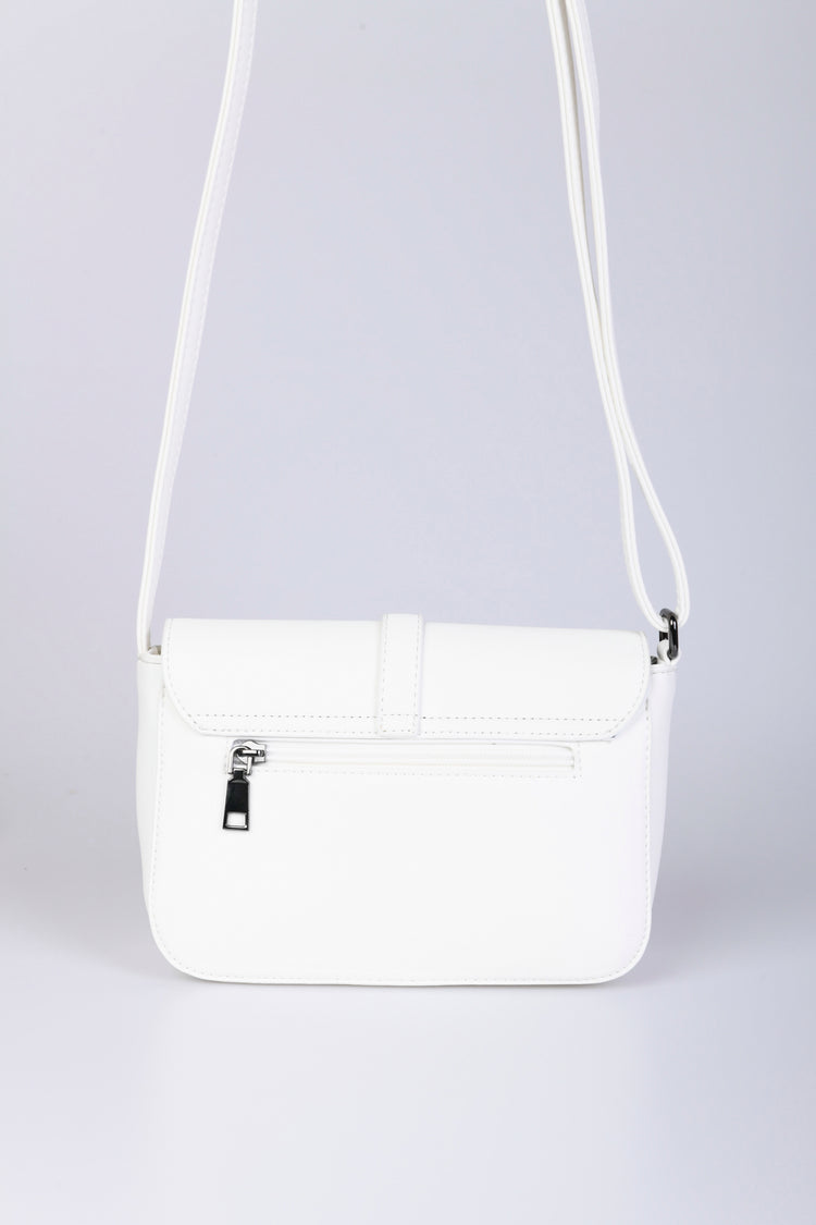 Strap-detail crossbody bag