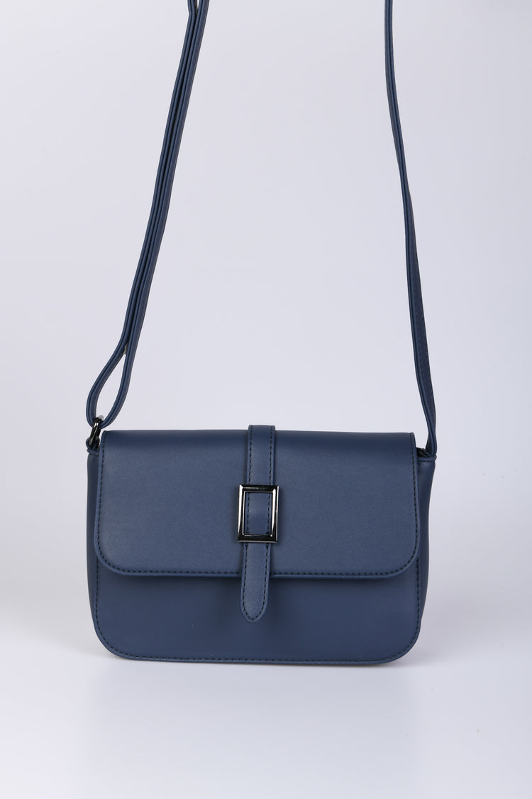 Strap-detail crossbody bag