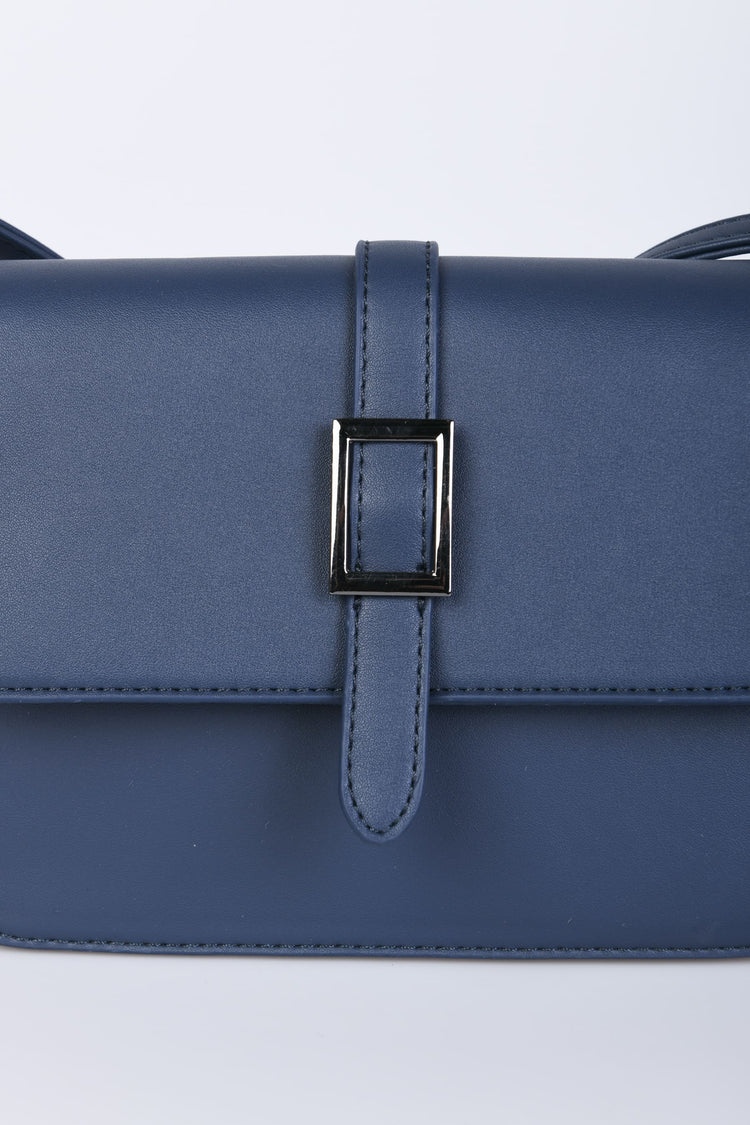 Strap-detail crossbody bag