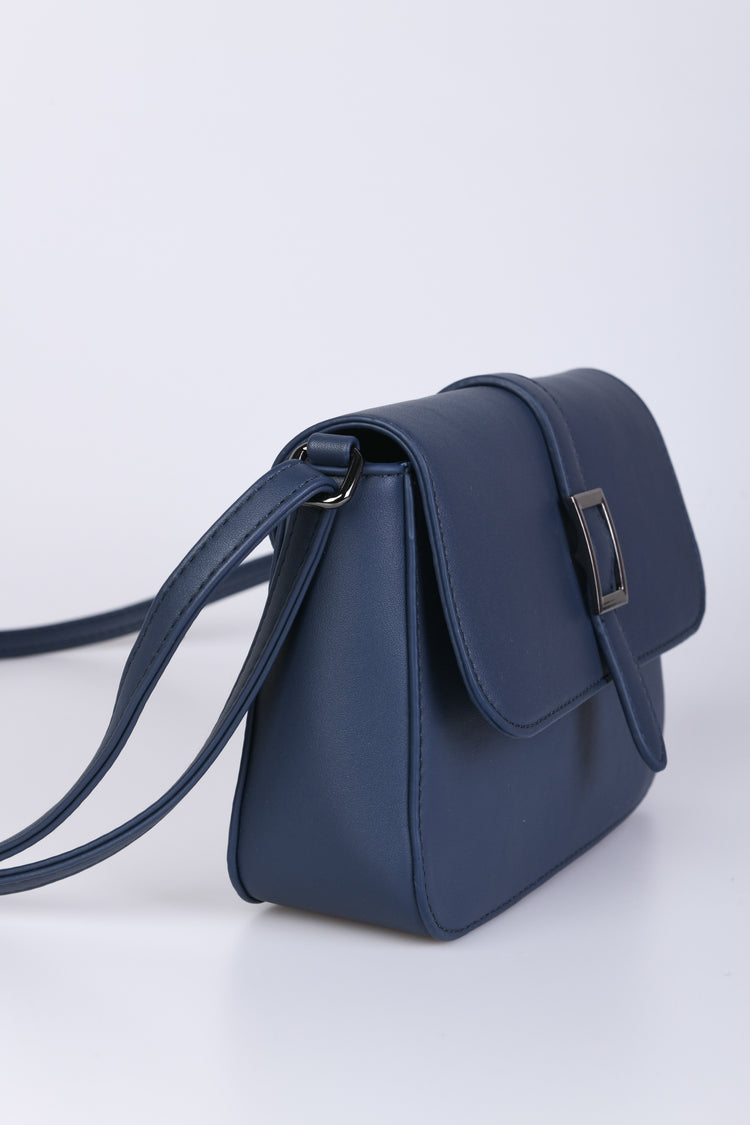 Strap-detail crossbody bag
