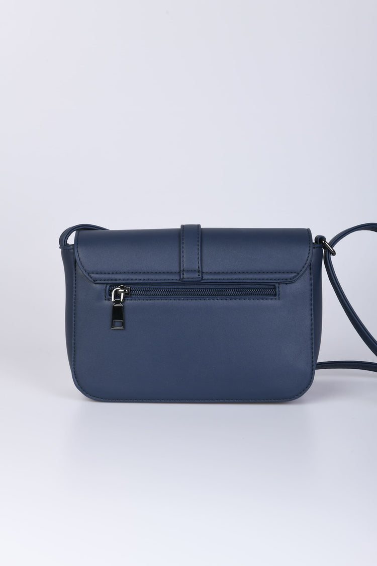 Strap-detail crossbody bag