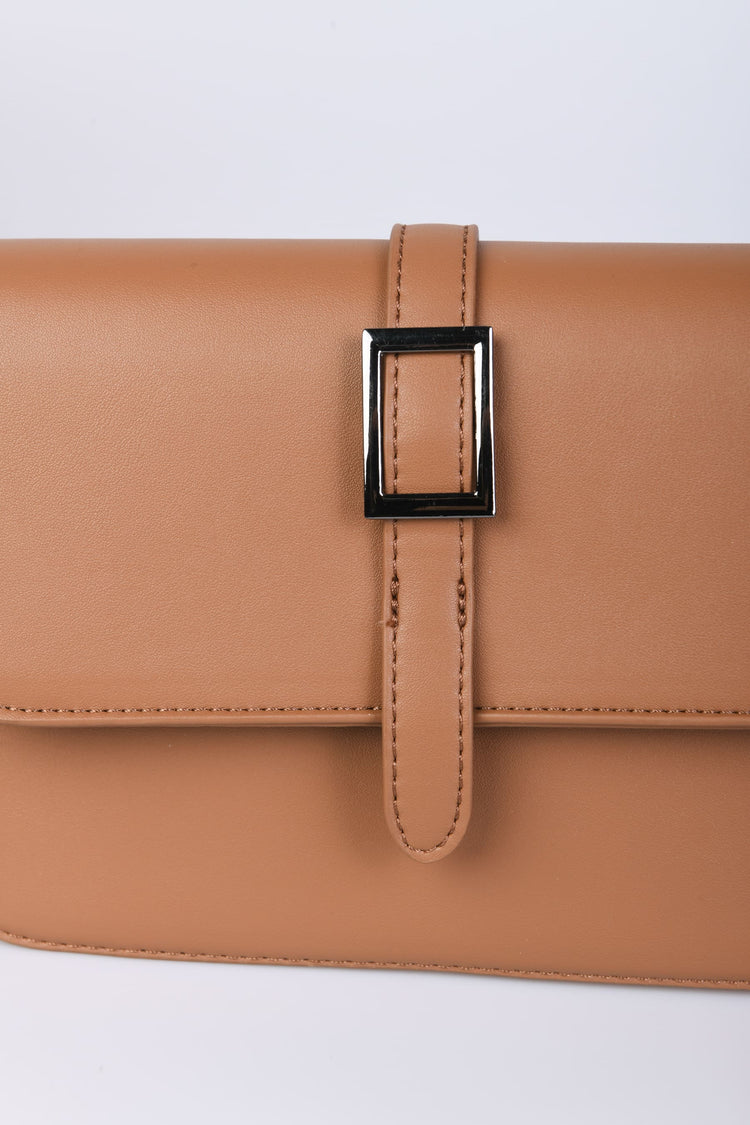Strap-detail crossbody bag