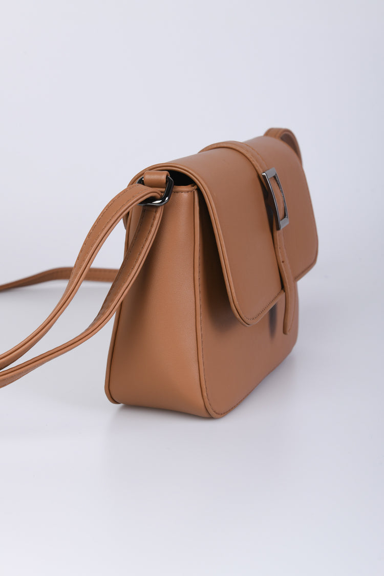 Strap-detail crossbody bag