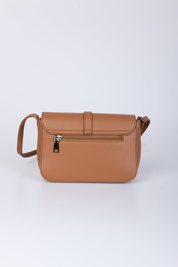 Strap-detail crossbody bag