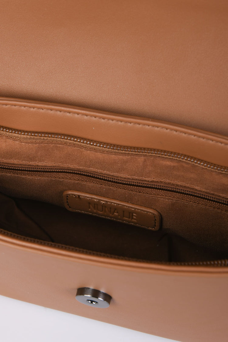 Strap-detail crossbody bag